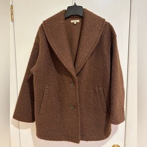 Madewell Brown Teddy Jacket